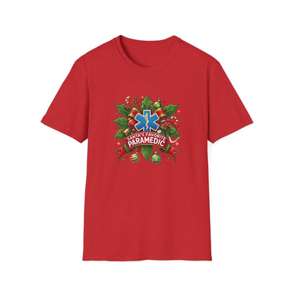 Santa's Favorite Paramedic Unisex Tee 🚑🎅 - Whippie's