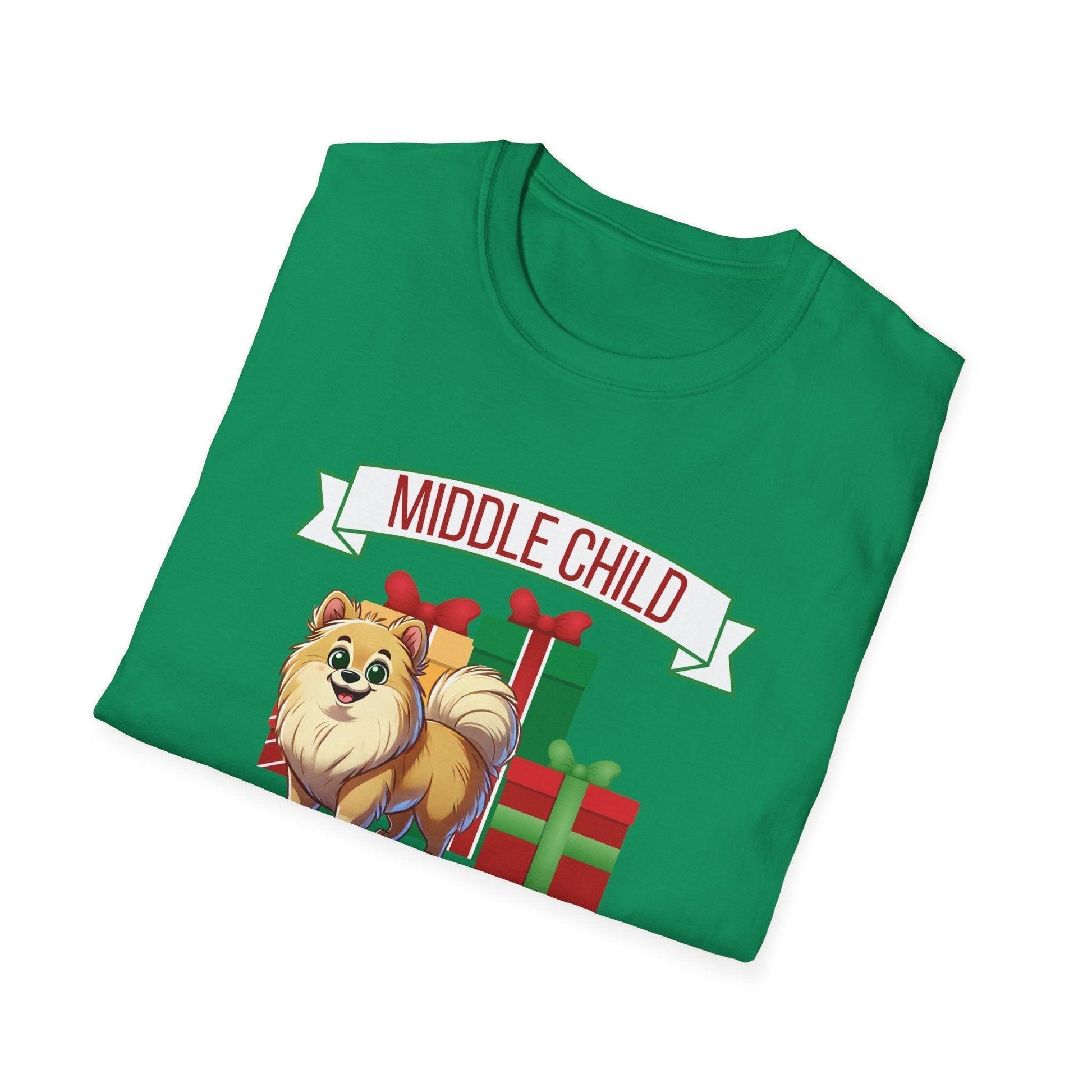 Middle Child, The Favorite 🎁🐶 Pomeranian - Unisex Tee! 🎁👑 - Whippie's