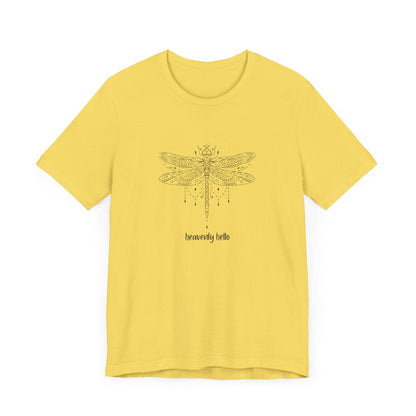 Heavenly Hello Unisex Jersey Tee - 🕊️ Carry a Piece of Heaven Close to Your Heart 🕊️ - Whippie's