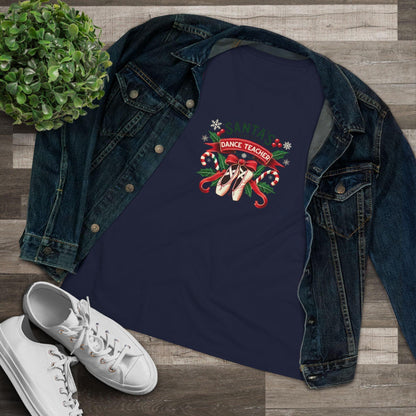 Santa's Favorite Dance Teacher Women's Softstyle Tee