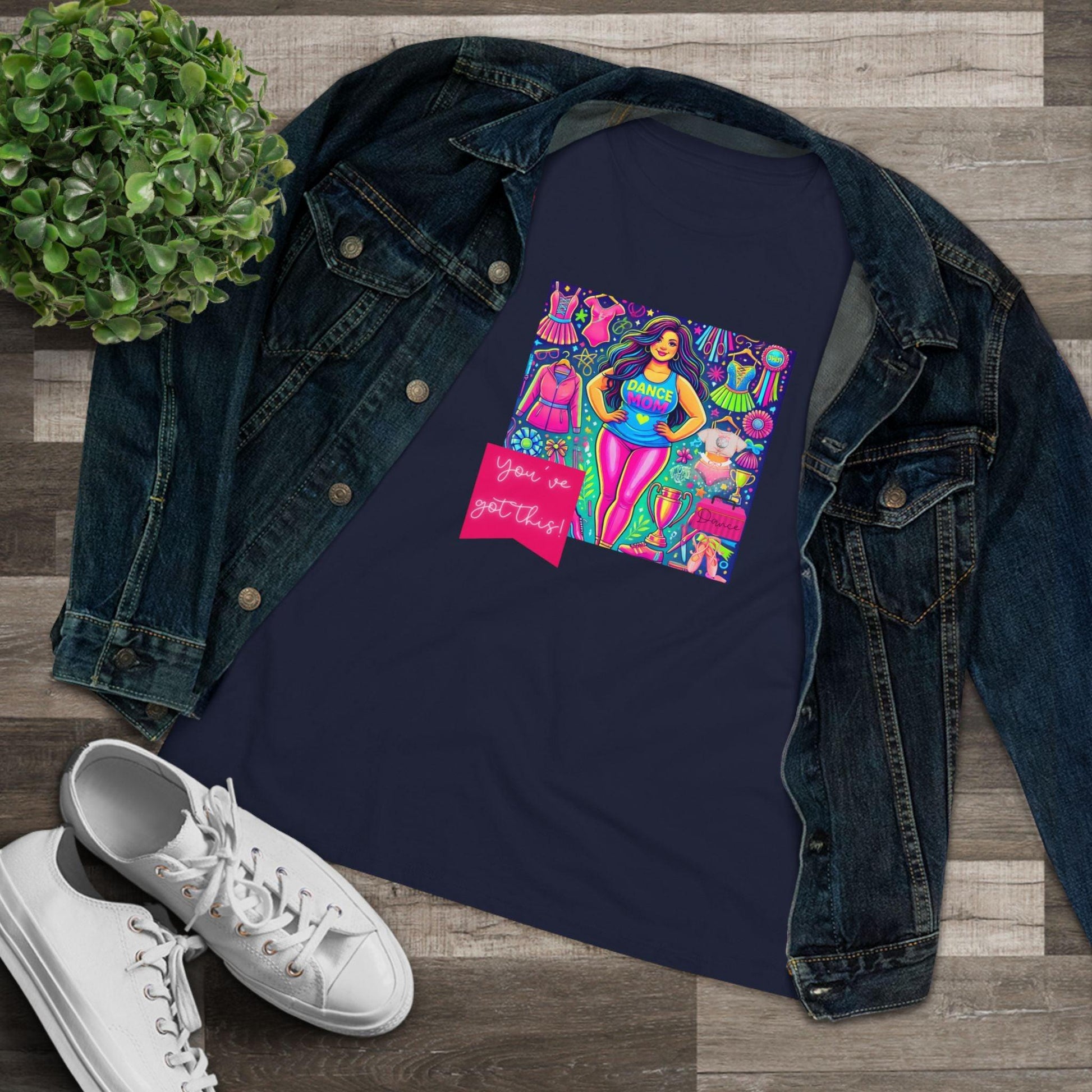 You've Got This! Dance Mom (Curvy Mom) - A Spark ling Performance ⭐️- Women's Softstyle Tee - Whippie's