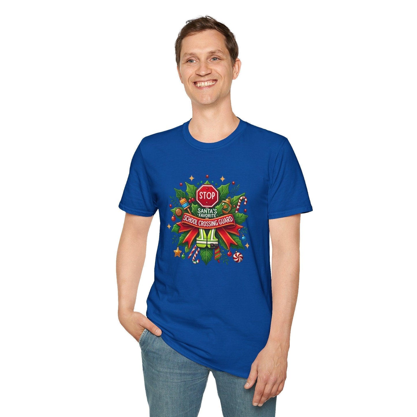 Santa's Favorite Crossing Guard Unisex Tee 🛑🎅 - Whippie's