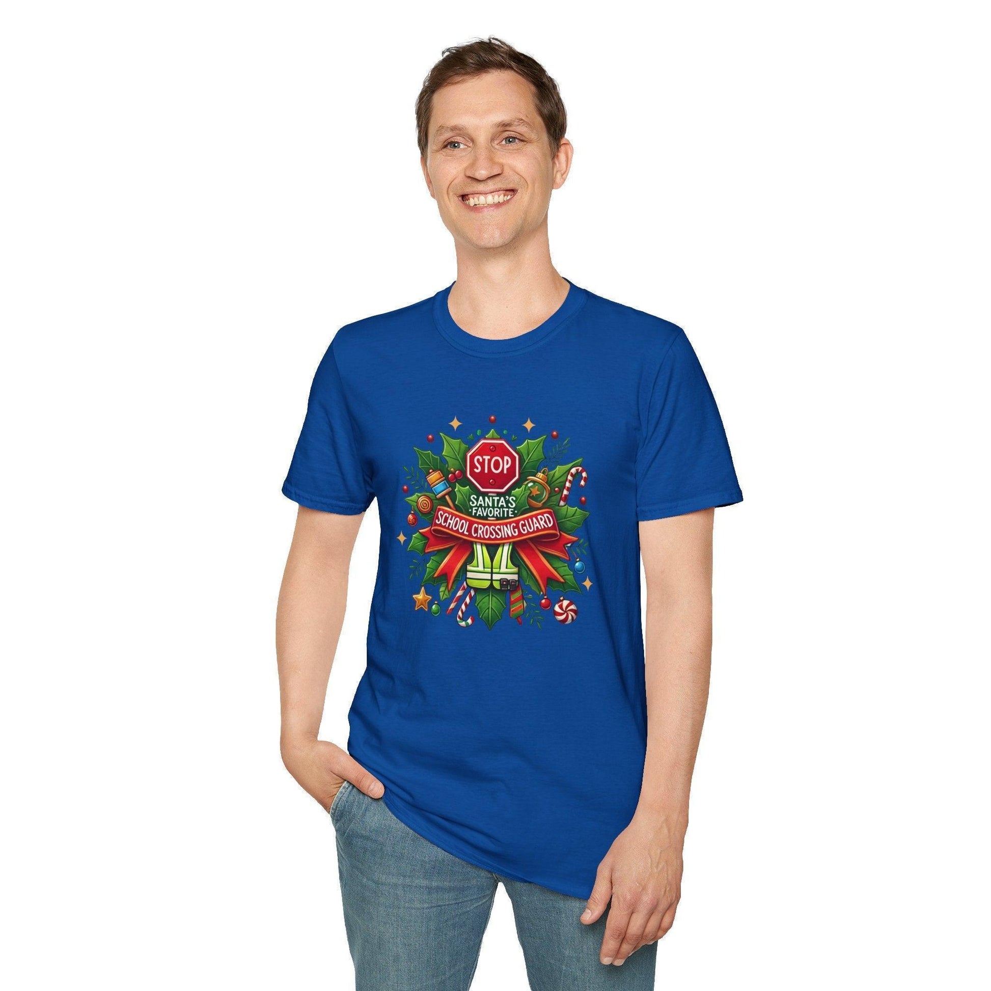 Santa's Favorite Crossing Guard Unisex Tee 🛑🎅 - Whippie's