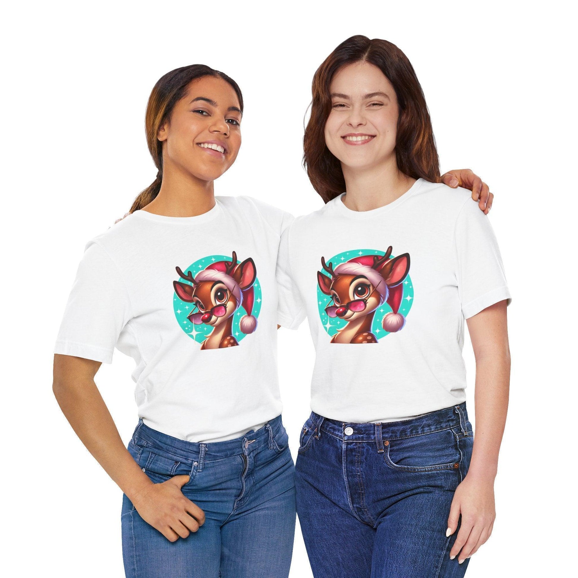 😎 Reindeer Cool 😎 Unisex Jersey Tee ✨ Stay cool this Christmas! - Whippie's
