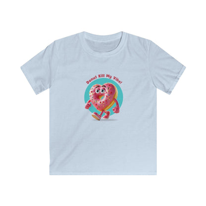💖 Donut Kill My Vibe! 🍩 Kids Softstyle Tee ✨ Spread the sweet vibes this Valentine's Day! - Whippie's
