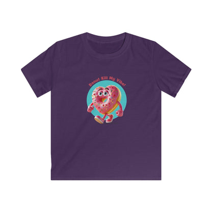 💖 Donut Kill My Vibe! 🍩 Kids Softstyle Tee ✨ Spread the sweet vibes this Valentine's Day! - Whippie's