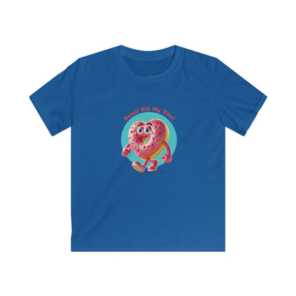 💖 Donut Kill My Vibe! 🍩 Kids Softstyle Tee ✨ Spread the sweet vibes this Valentine's Day! - Whippie's