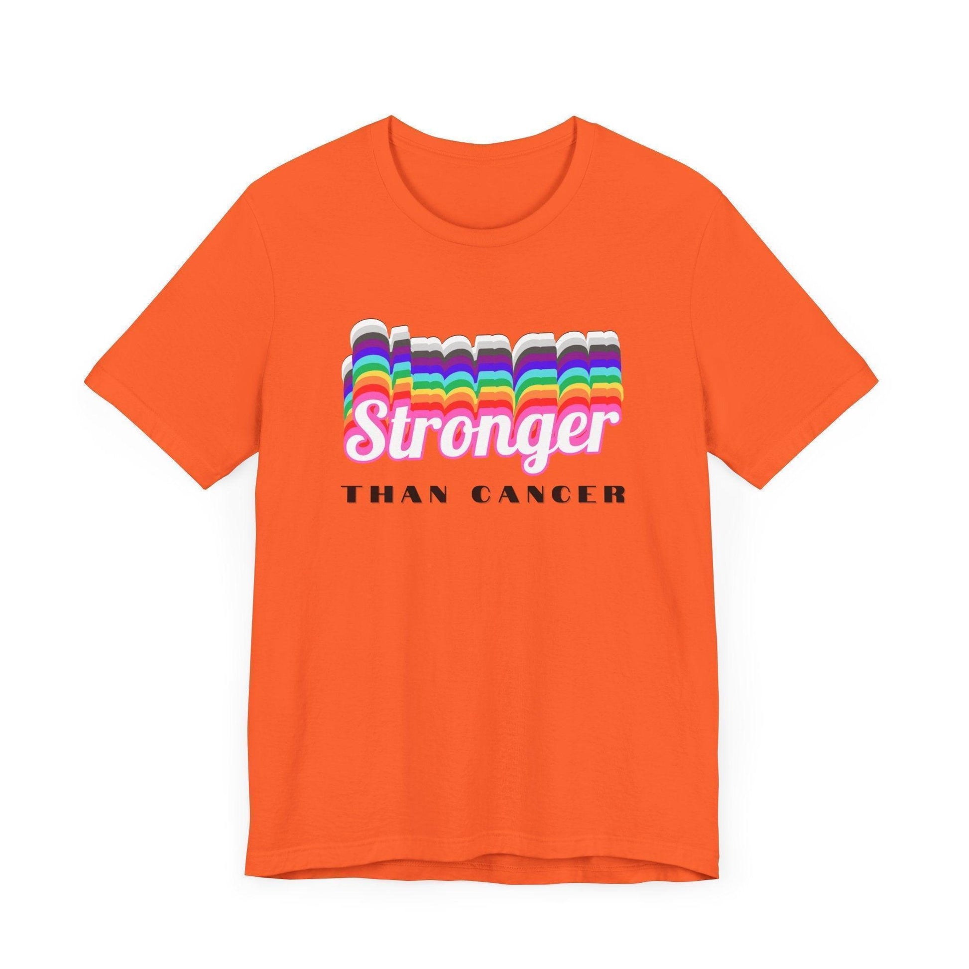 💪 Stronger Than Cancer 🎗️ Unisex Jersey Tee ✨ Show your support, wear your strength. - Whippie's