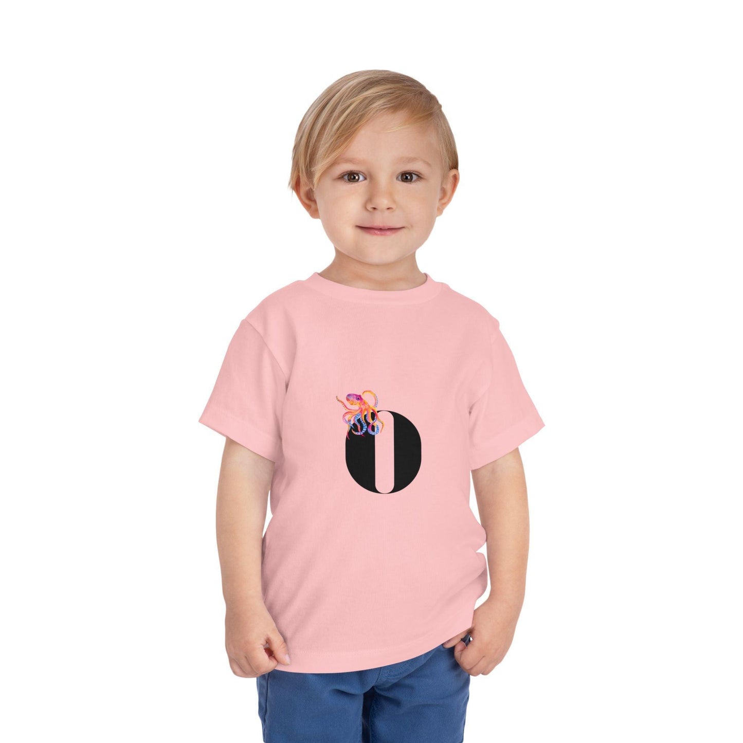 Alphabet Adventures: Letter O - Octopus Toddler T-shirt - Whippie's