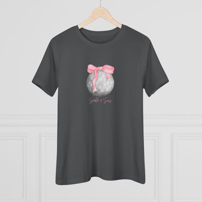 Sparkle & Shine Disco Ball Women's Softstyle Tee - Dance the Night Away! ✨ - Whippie's