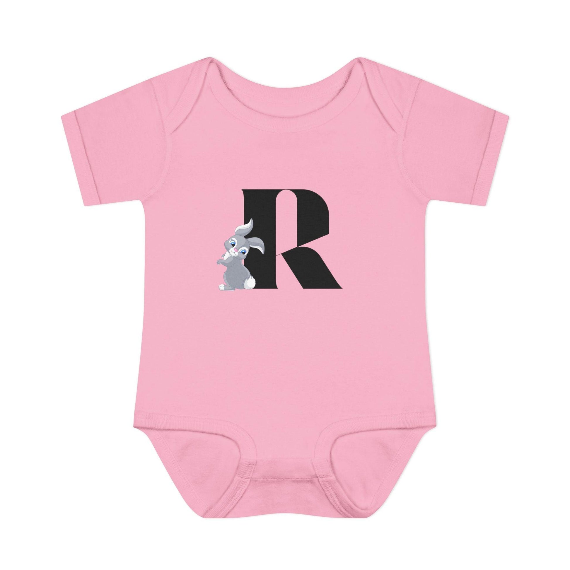 Alphabet Adventures: Letter R - Rad Rabbit Baby Onesie R is for Rad Rabbit! - Whippie's
