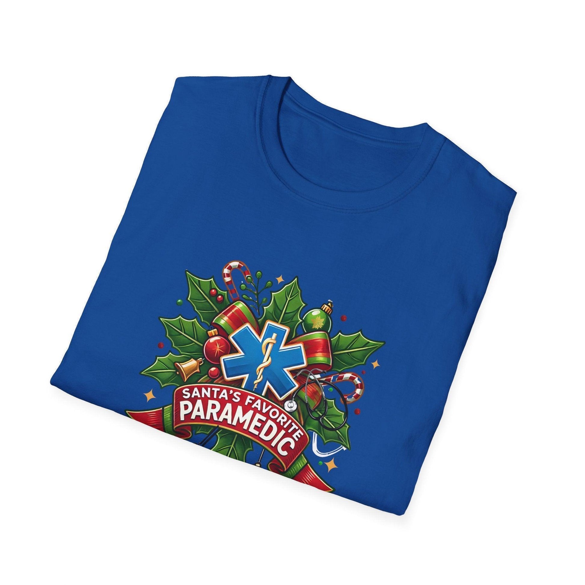 Santa's Favorite Paramedic Unisex Tee 🚑🎅 - Whippie's