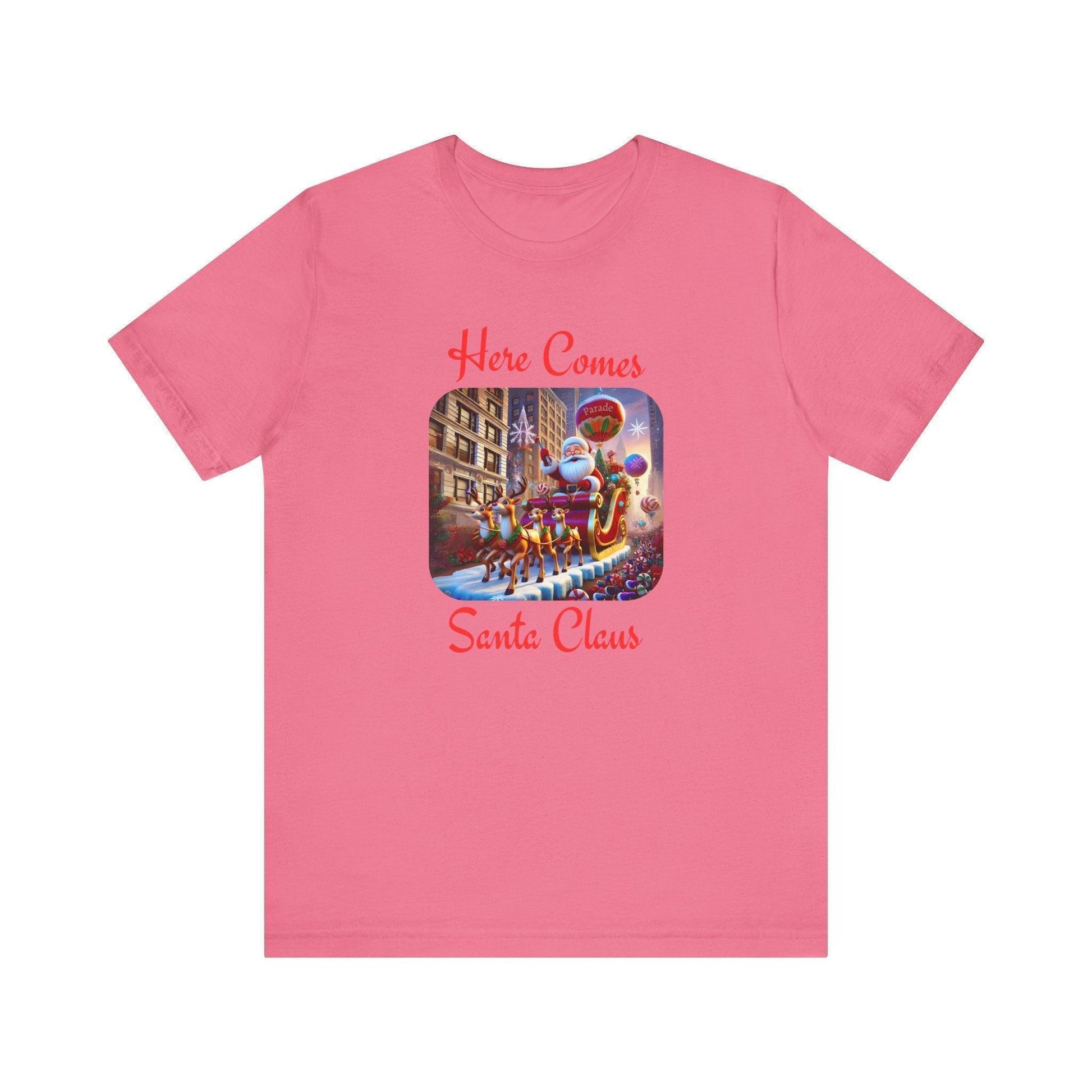 🎅 Here Comes Santa Claus 🎄 Unisex Jersey Tee ✨ - Whippie's