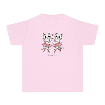 🐈‍⬛ Pas de Chat 🩰 Youth Midweight Tee ✨ - Whippie's