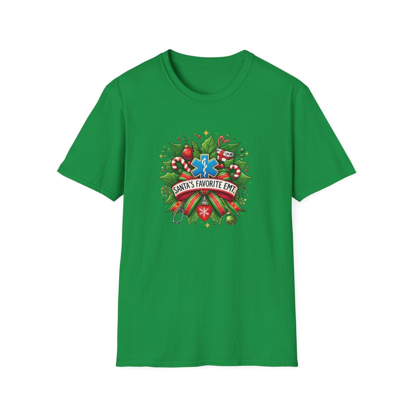 Santa's Favorite EMT Unisex Tee 🚑🎅 - Whippie's