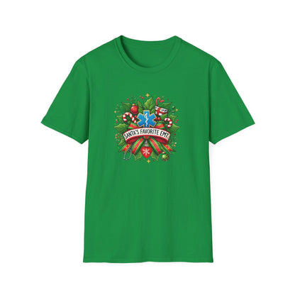 Santa's Favorite EMT Unisex Tee 🚑🎅 - Whippie's