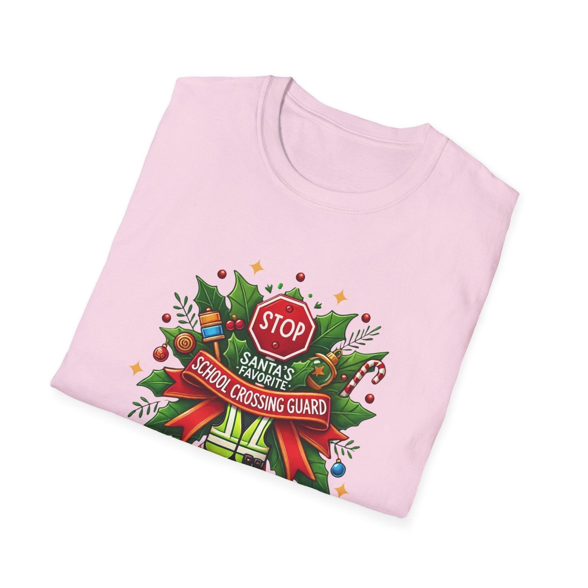 Santa's Favorite Crossing Guard Unisex Tee 🛑🎅 - Whippie's