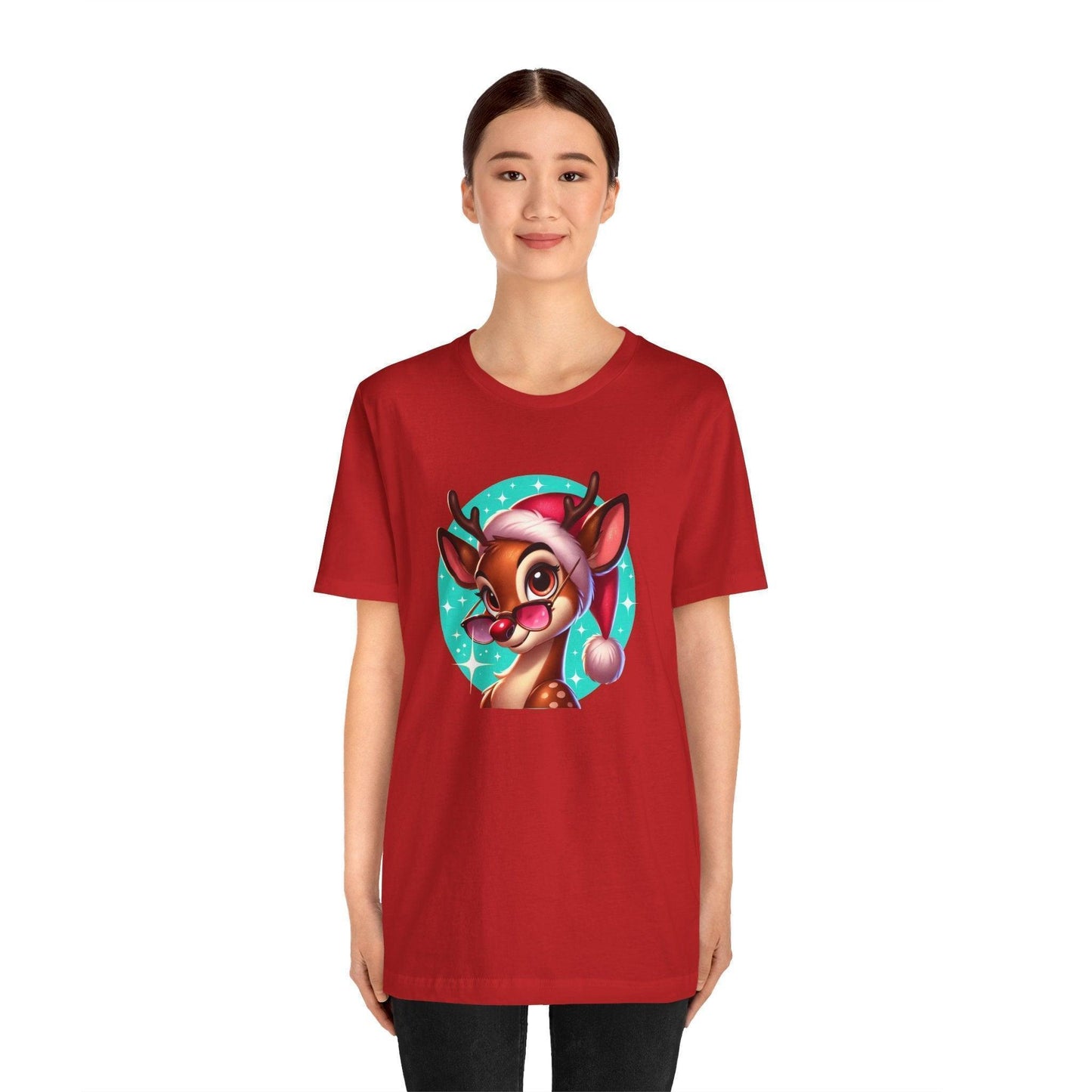 😎 Reindeer Cool 😎 Unisex Jersey Tee ✨ Stay cool this Christmas! - Whippie's
