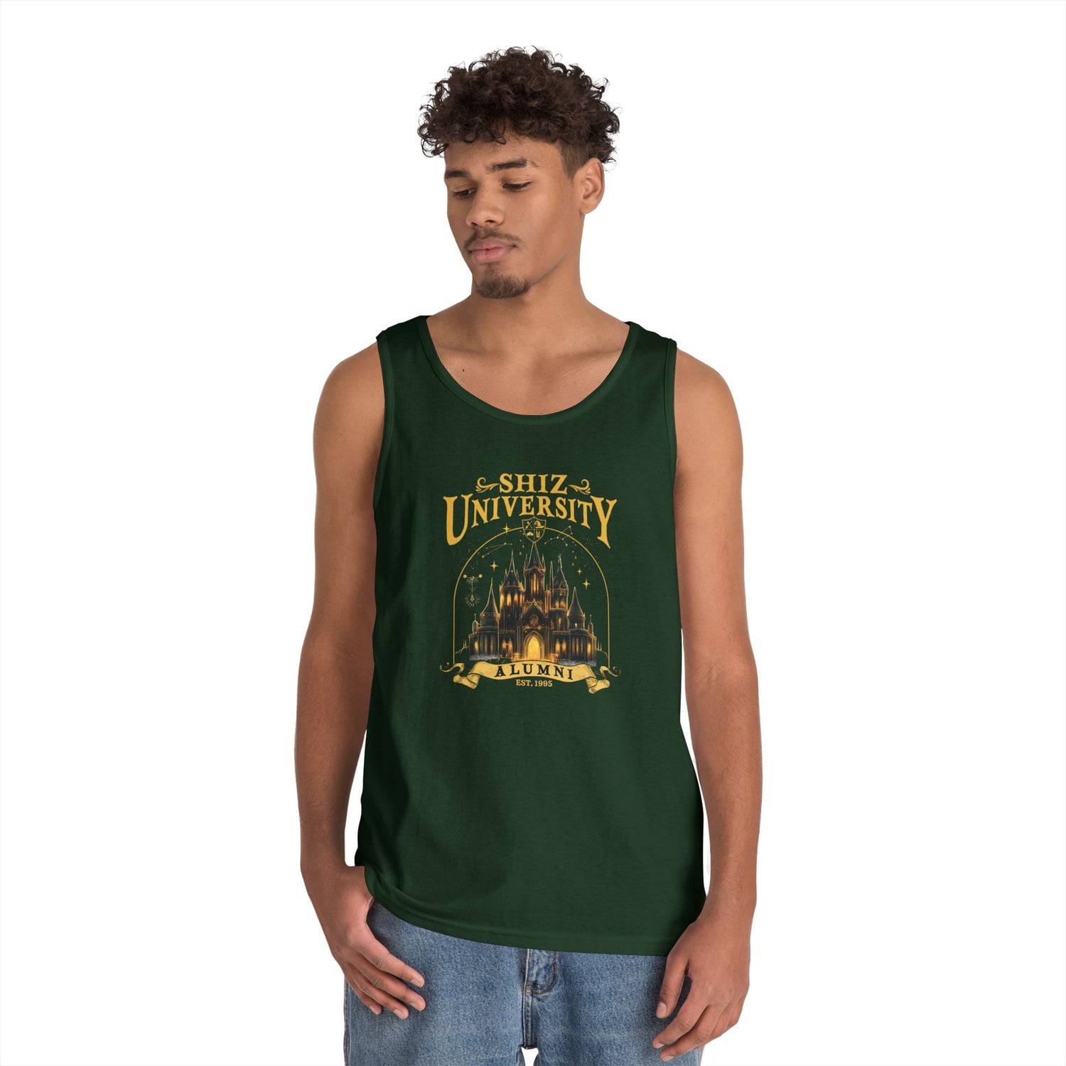 Shiz University Alumni Tank Top | Unisex Heavy Cotton | Graduation Gift, College Apparel, Summer Wear, Casual Outfit, School Spirit - Whippie's
