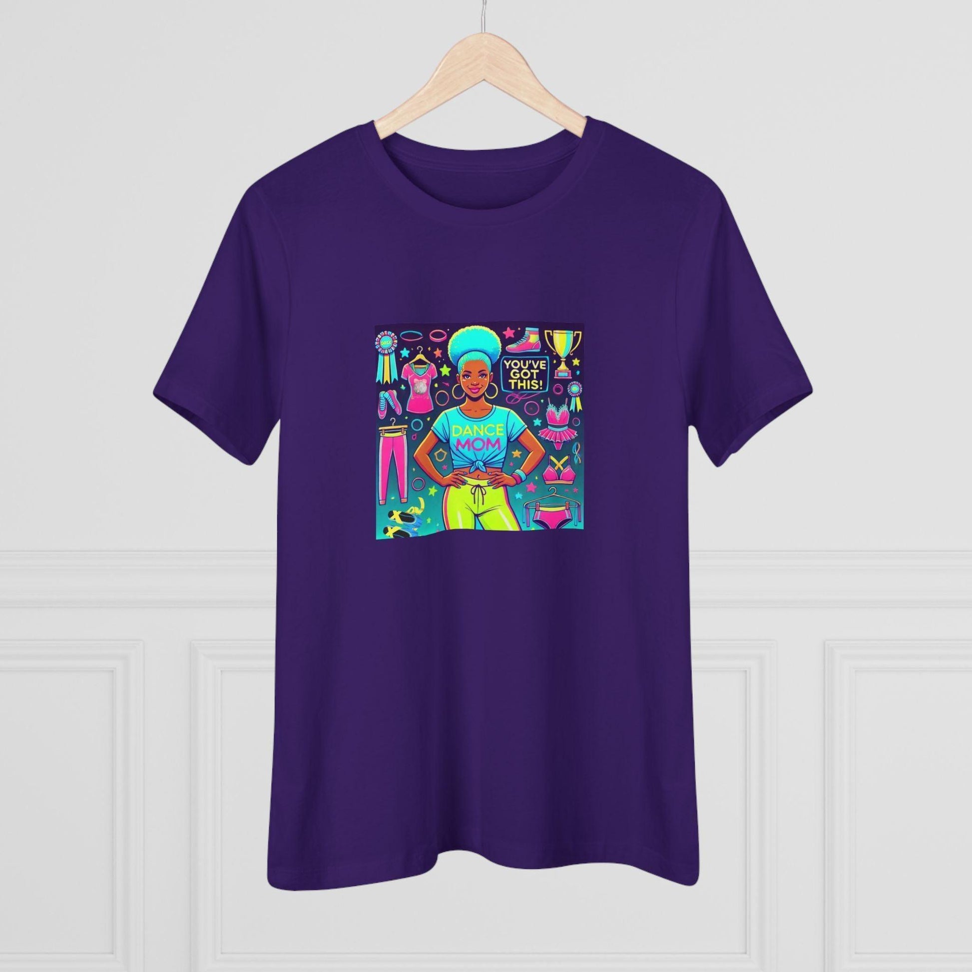 Dance Mom: You've Got This - Blue Hair Mom- You've Got This - Women's Softstyle Tee - Whippie's