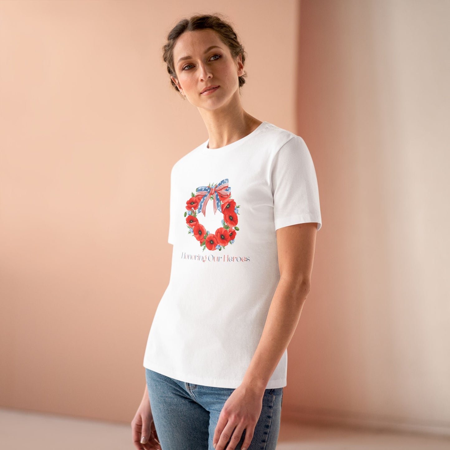 Memorial Day 'Honoring Our Heroes' Wreath - Women's Tee