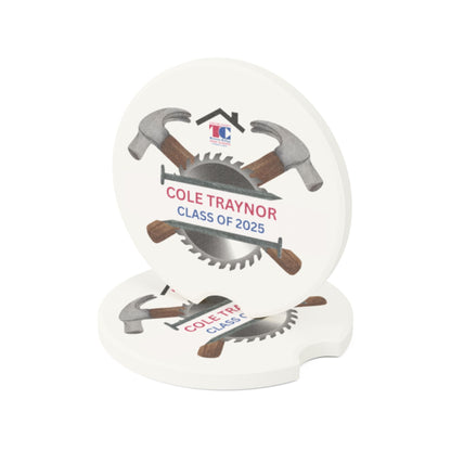 Technical HS Graduation Car Coaster - Personalizable