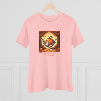 Pumpkin Spice, Chill Vibe - Women's Softstyle Tee - Whippie's