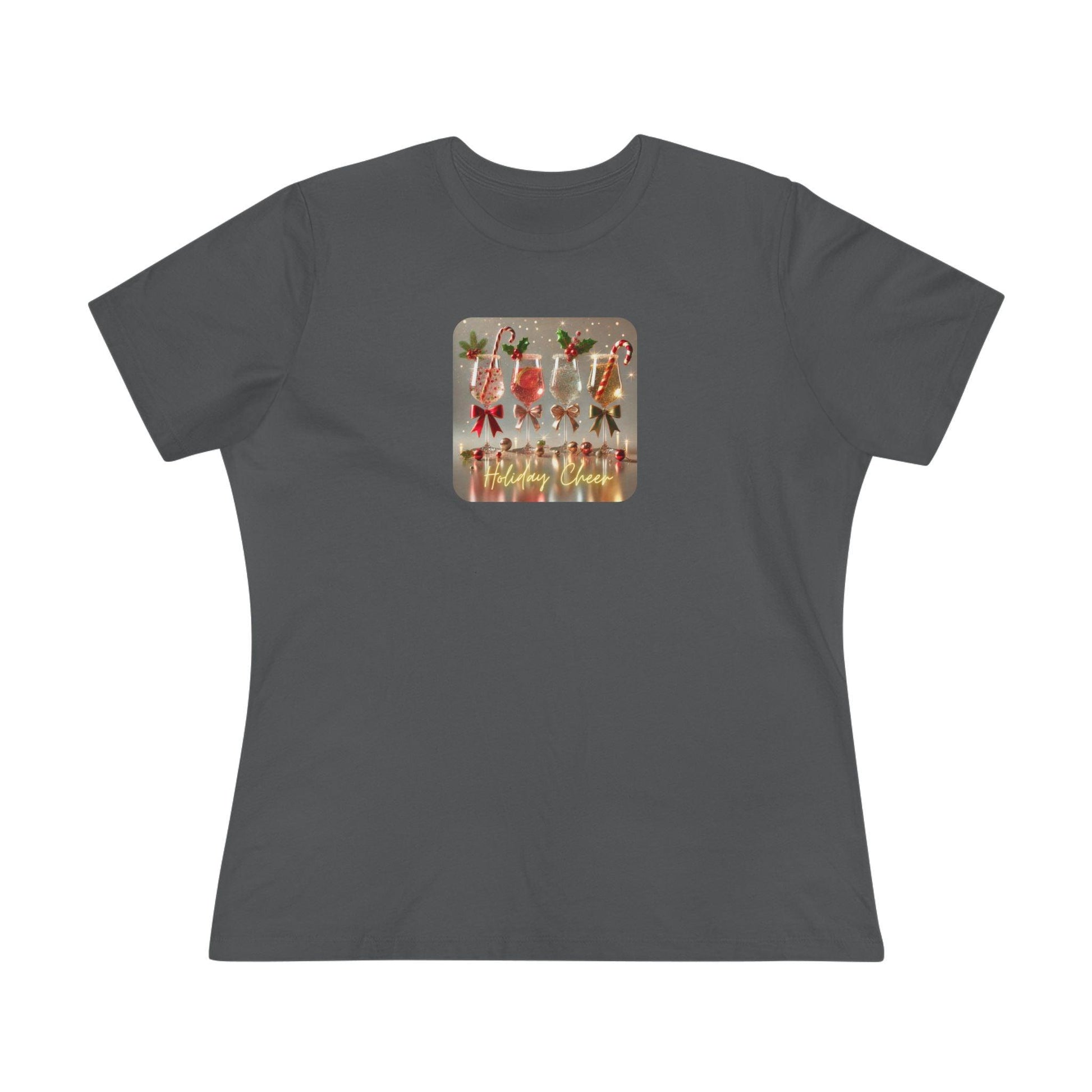 Holiday Cheer - Sip, Smile, Repeat 🥂🎄 - Women's Softstyle Tee - Whippie's