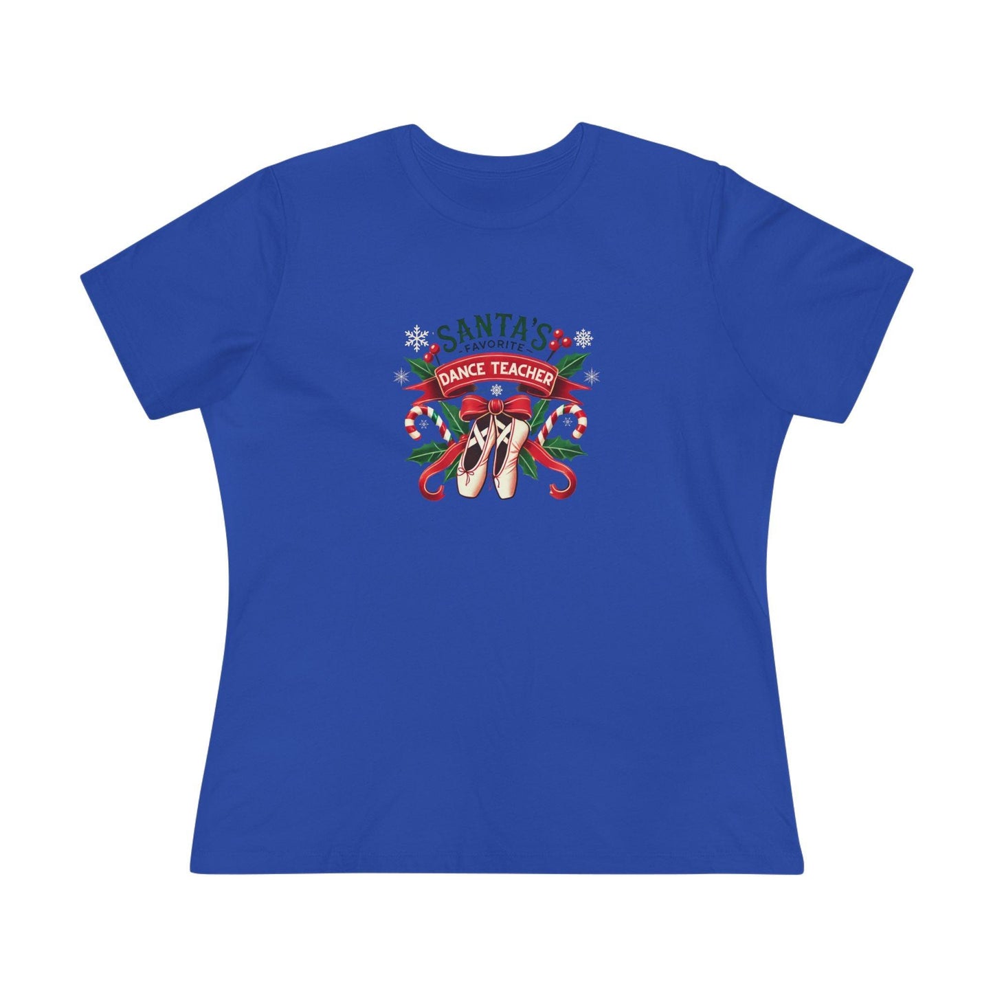 Santa's Favorite Dance Teacher Women's Softstyle Tee