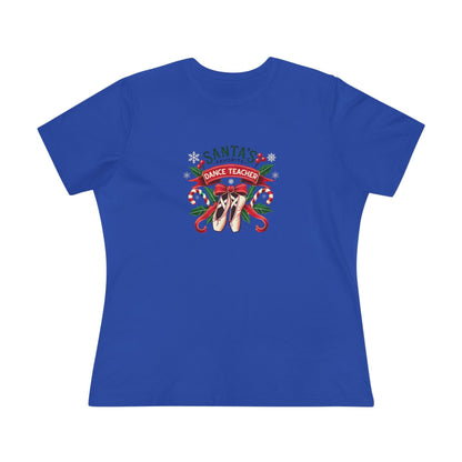 Santa's Favorite Dance Teacher Women's Softstyle Tee