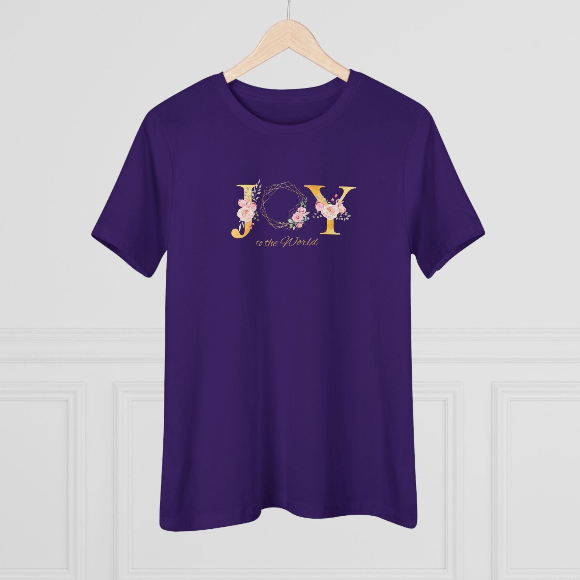 JOY to the World Women's Softstyle T-Shirt 🎄🌎💐 ✨ - Whippie's