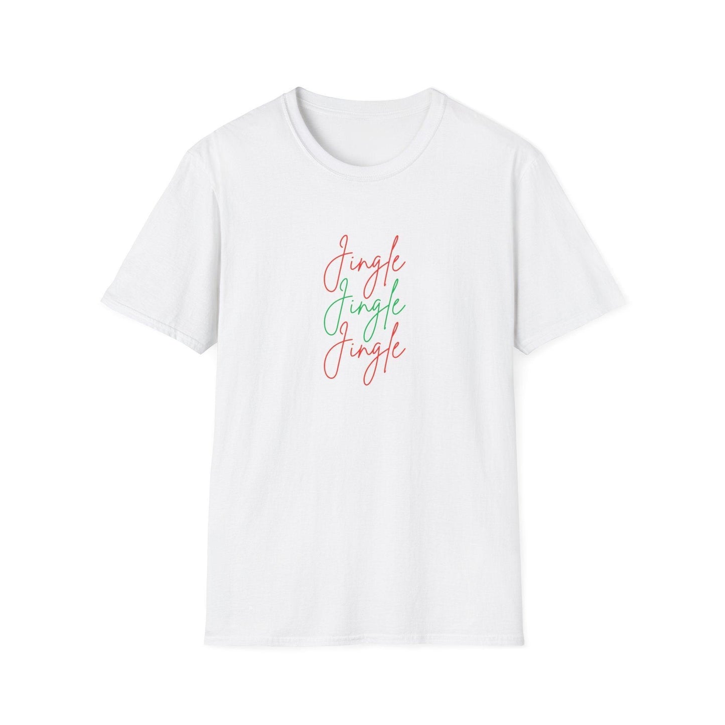 Jingle Jingle Jingle: All the Way to Christmas Fun! 🎄🎉🎁 - Unisex Softstyle T-shirt - Whippie's