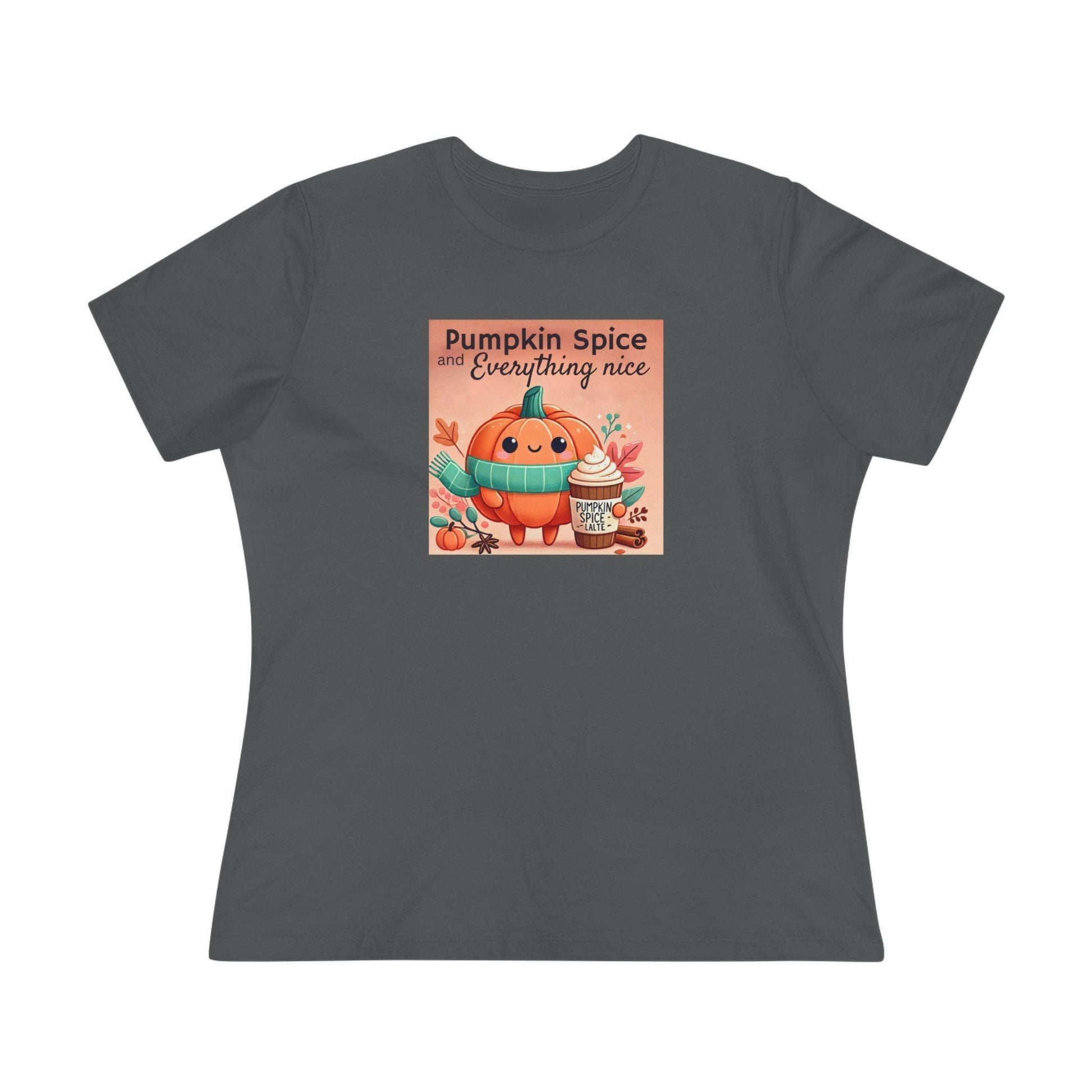 Cute Pumpkin: Pumpkin Spice and Everything Nice - Women's Softstyle Tee - Whippie's