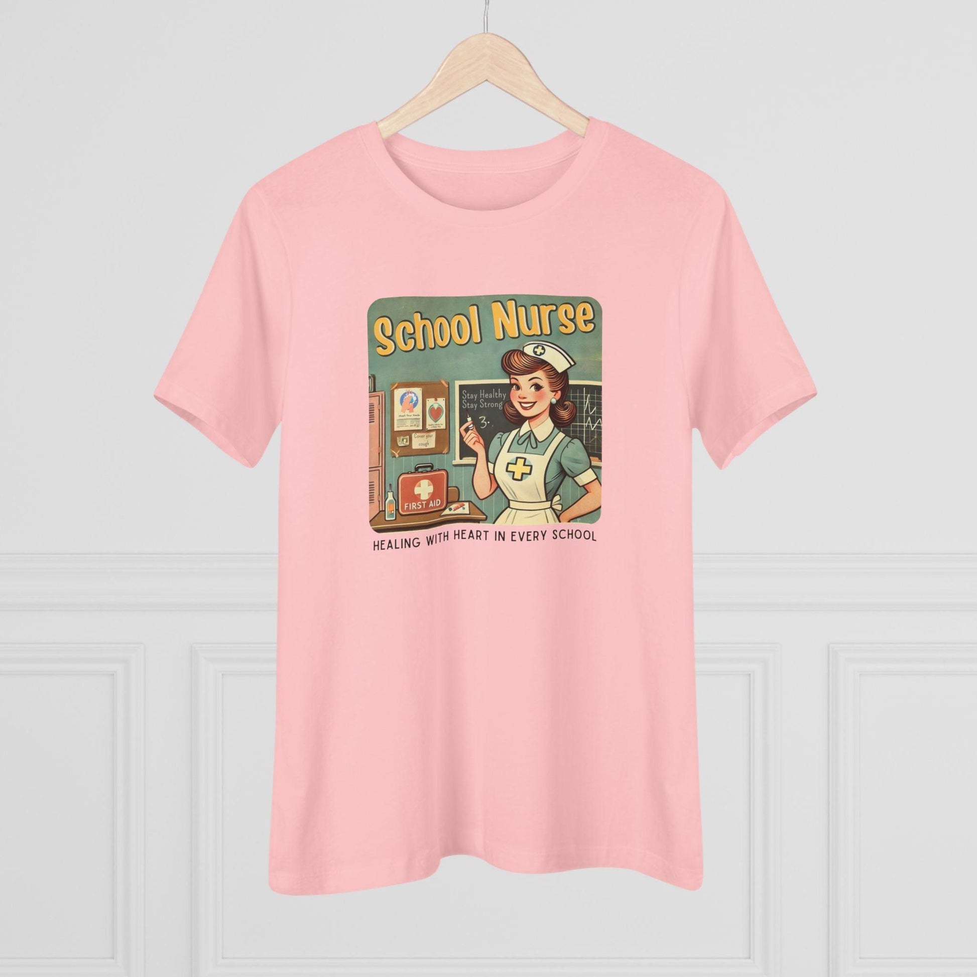 School Nurse Hero Tee - Healing with Heart in Every School 🩺❤️ - Whippie's
