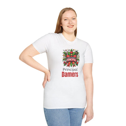 Santa’s Favorite School Principal Christmas Shirt | Unisex Tee