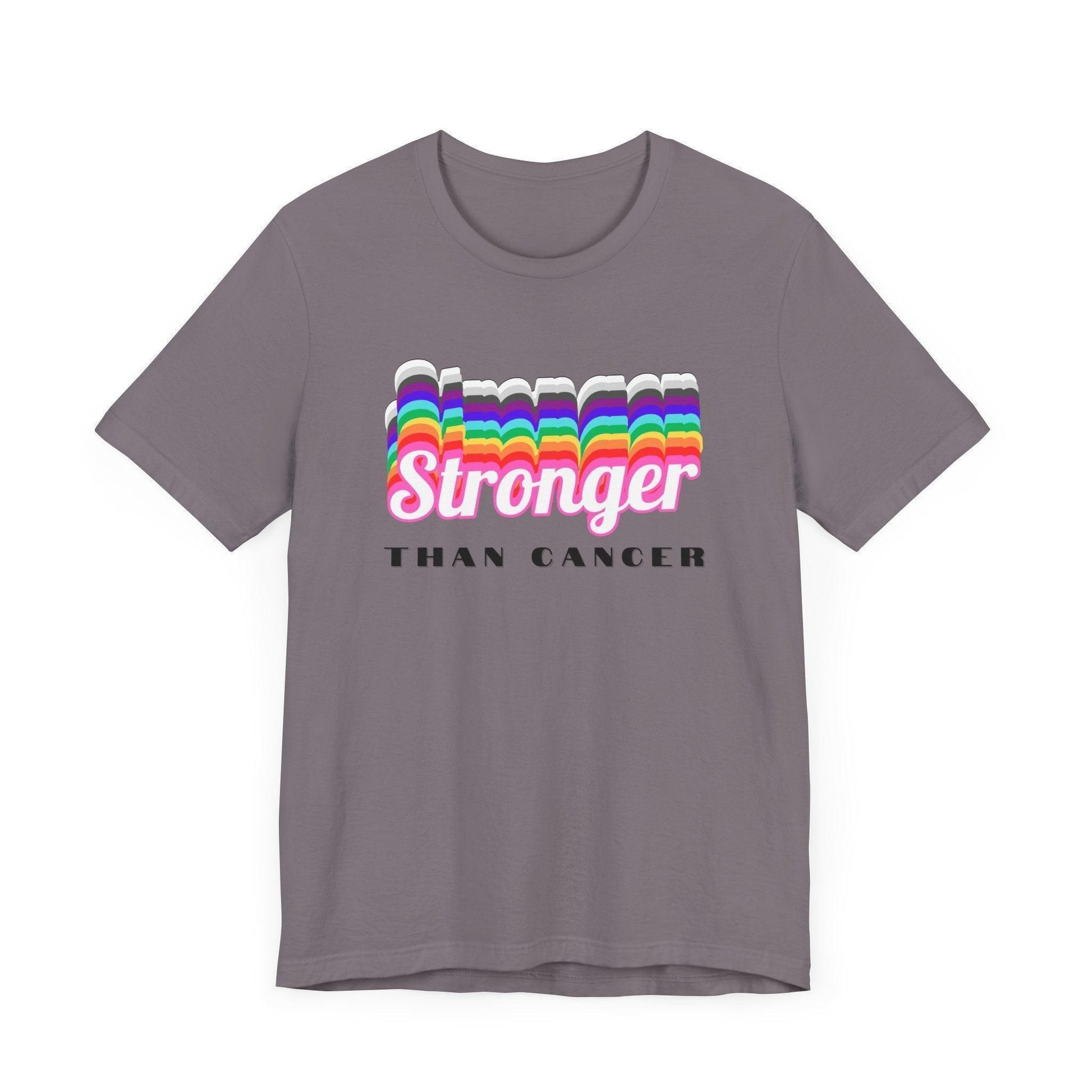 💪 Stronger Than Cancer 🎗️ Unisex Jersey Tee ✨ Show your support, wear your strength. - Whippie's