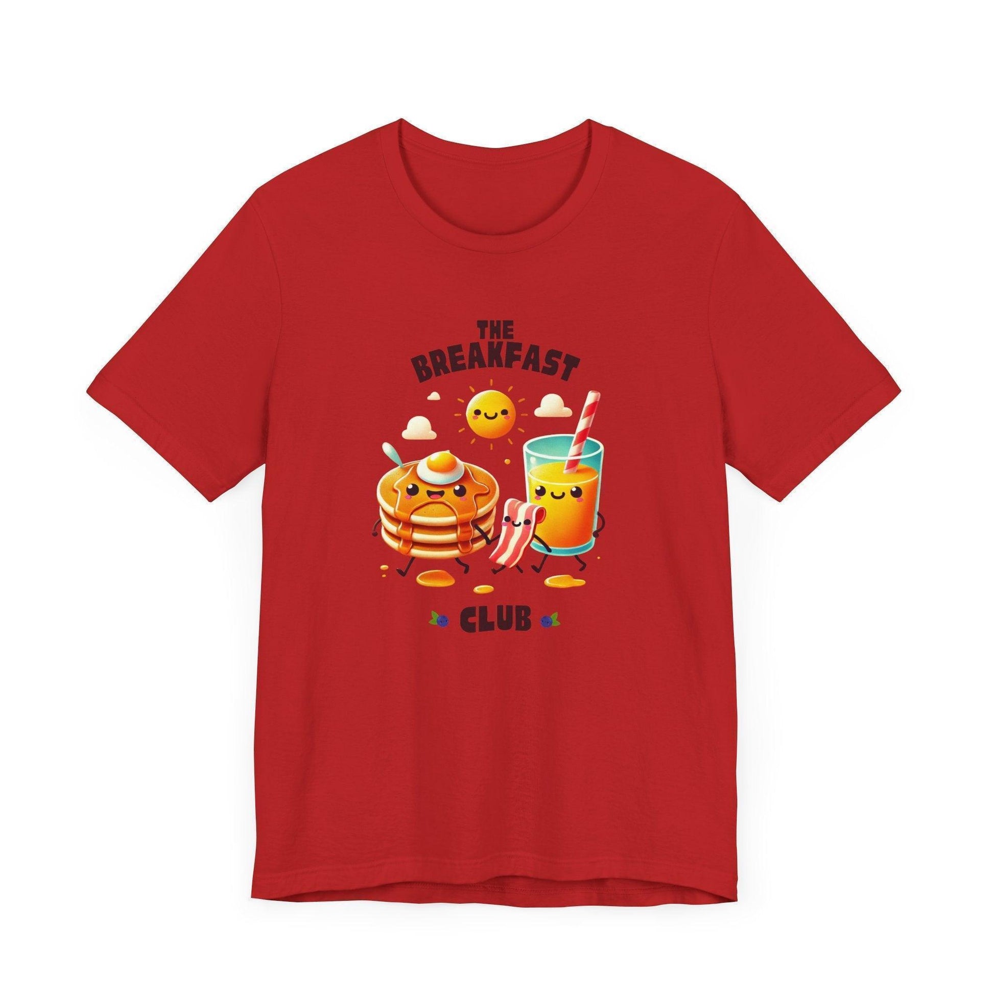 🥞 Breakfast Club 🍳 Unisex Jersey Tee ☀️ Rise and shine, breakfast time! - Whippie's