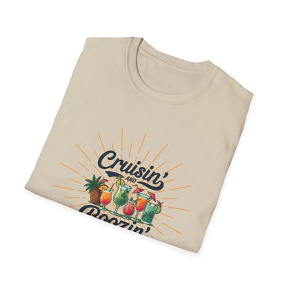 Cruisin' and Boozin Unisex Tee 🛳️🍹 - Whippie's