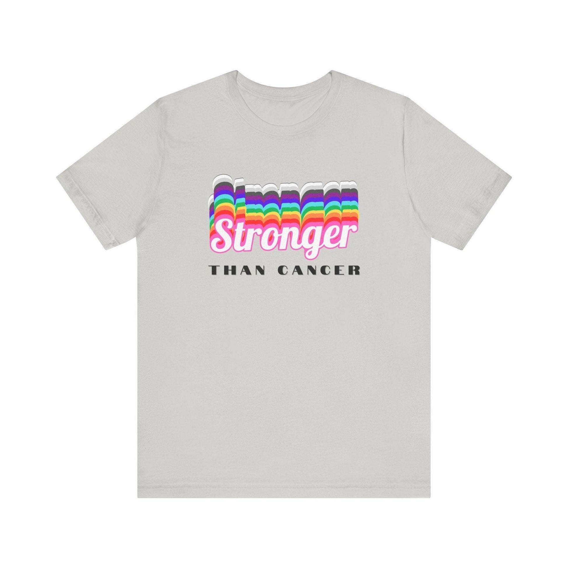 💪 Stronger Than Cancer 🎗️ Unisex Jersey Tee ✨ Show your support, wear your strength. - Whippie's