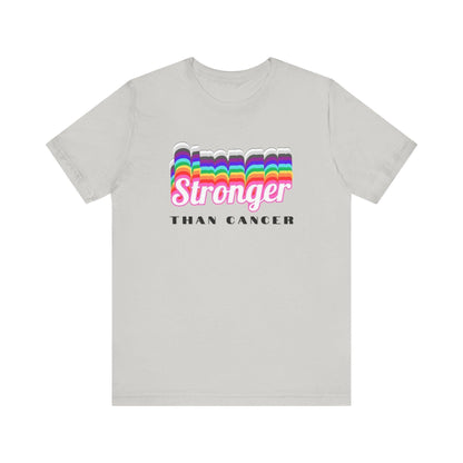💪 Stronger Than Cancer 🎗️ Unisex Jersey Tee ✨ Show your support, wear your strength. - Whippie's