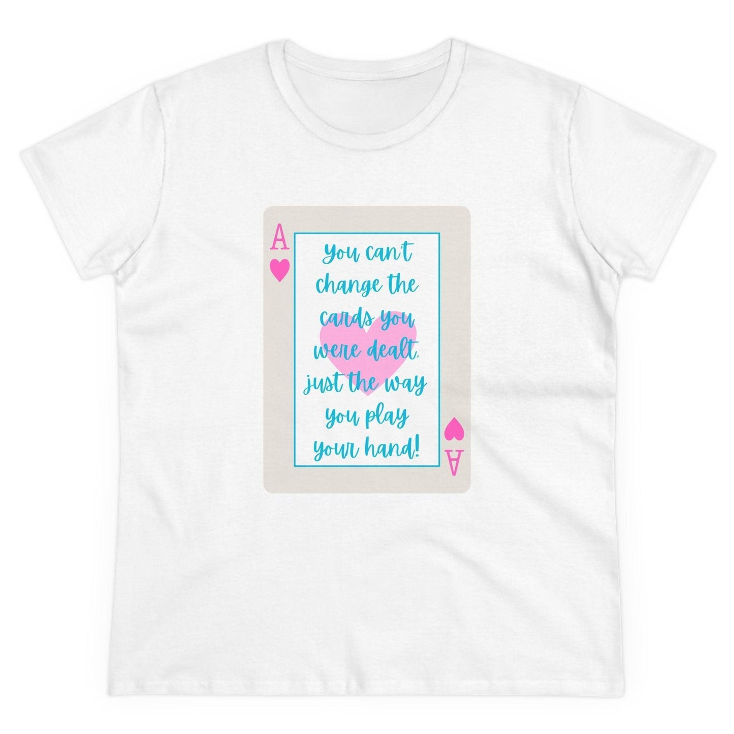 💖 Ace of Hearts 💪 Women's Tee ✨ Play your hand like a queen! 👑 - Whippie's