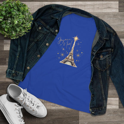 ✨ Joyeux Noël Women's Tee 🗼 A touch of Parisian elegance. - Whippie's