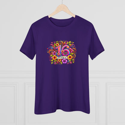 Blooming at 16 - A Beautiful Blossom 🌺 - Women's Softstyle Tee - Whippie's