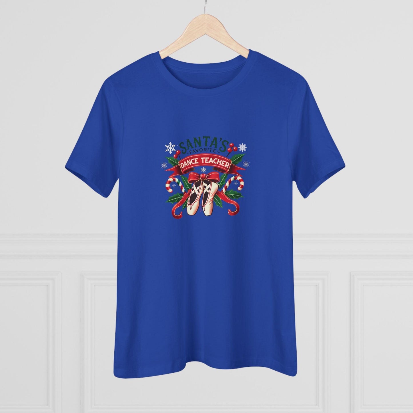 Santa's Favorite Dance Teacher Women's Softstyle Tee