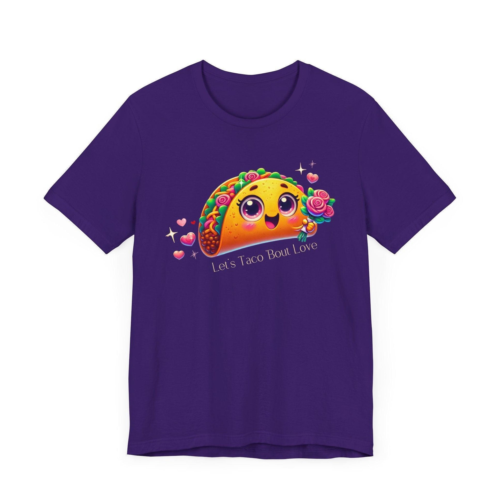 🌮 Let's Taco 'Bout Love 💖 Unisex Jersey Tee ✨ Spread the love this Valentine's Day! - Whippie's