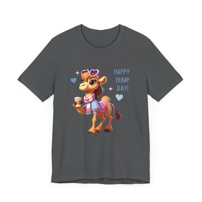 Happy Hump Day - Unisex Jersey Tee - 🐪 Celebrate the Midweek Hump with a Smile! 🐪 - Whippie's