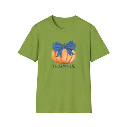 Thankful Pumpkin Tee - A Heart Full of Gratitude! 🧡💙 Unisex Tee - Whippie's