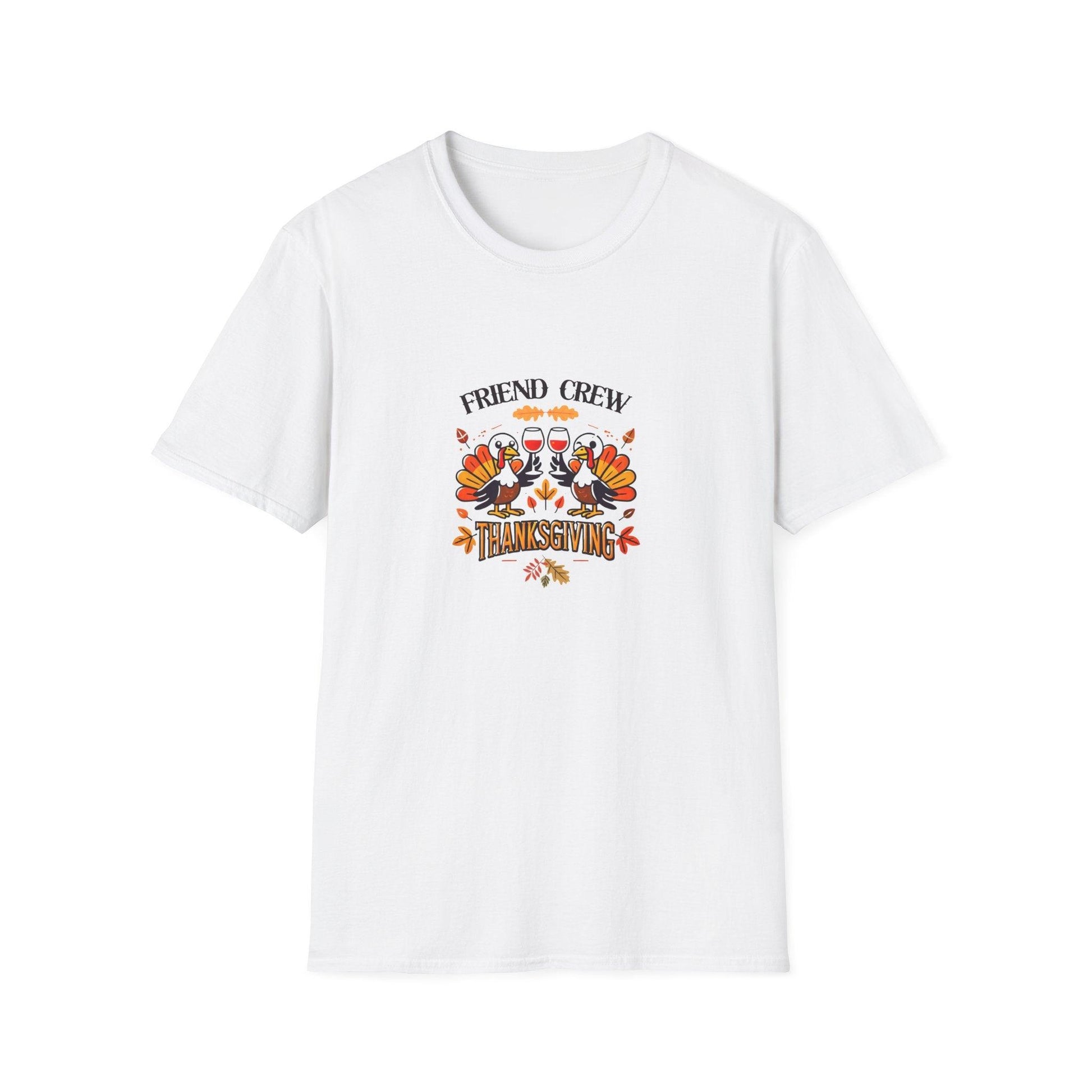 Thanksgiving Friends Crew - Cheers to the Crew! 🦃🥂🍁 Unisex T-Shirt - Whippie's