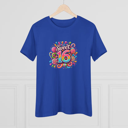 Sweet 16 Tee - Let's Celebrate! 🎉🍭 - Women's Softstyle Tee - Whippie's