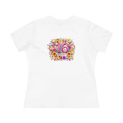 Blooming at 16 - A Beautiful Blossom 🌺 - Women's Softstyle Tee - Whippie's